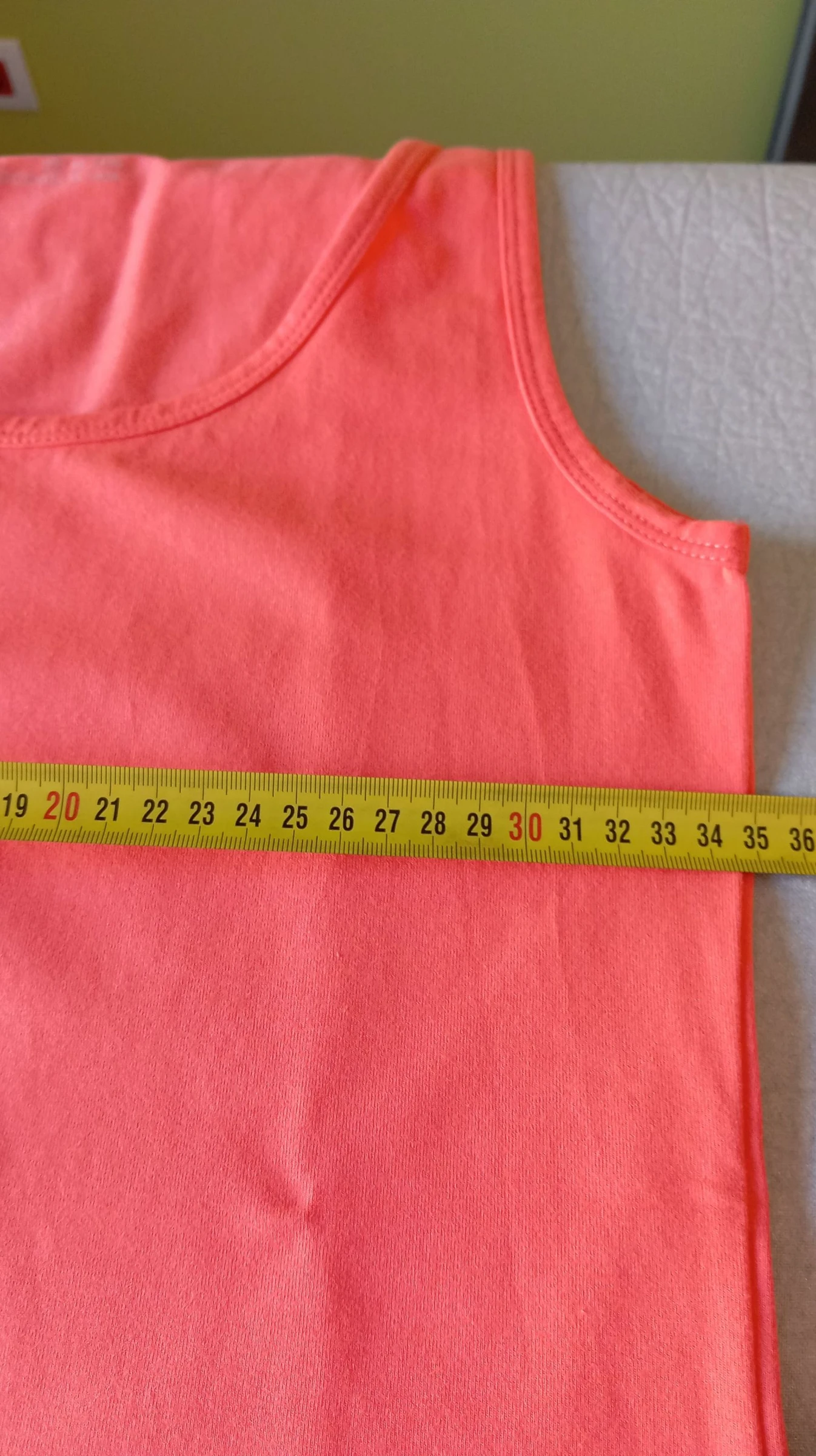 Camiseta sin mangas naranja. Talla XS. – photo 4